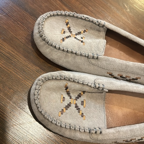 UGG Embroidered South West Leather Driving Loafer - Picture 3 of 5